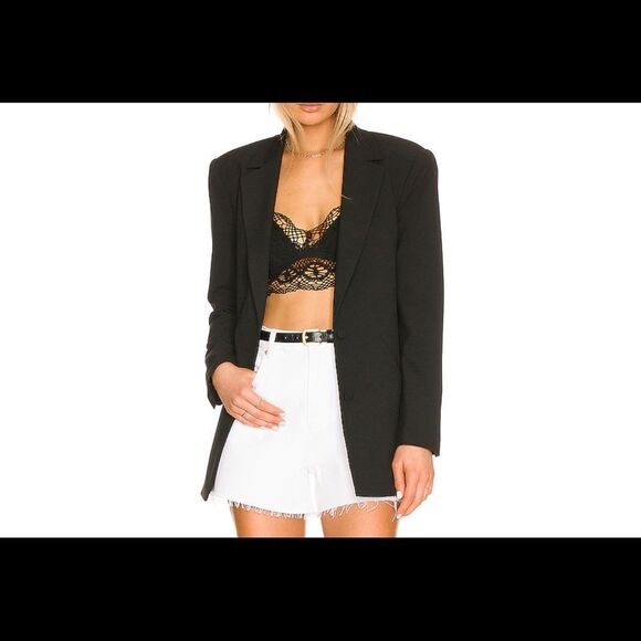 Intimately free people Mariana crochet lace bralette black size large - Picture 4 of 7